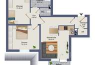 Neu sanierte 3-Zimmer Wohnung mit Küche und Balkon!