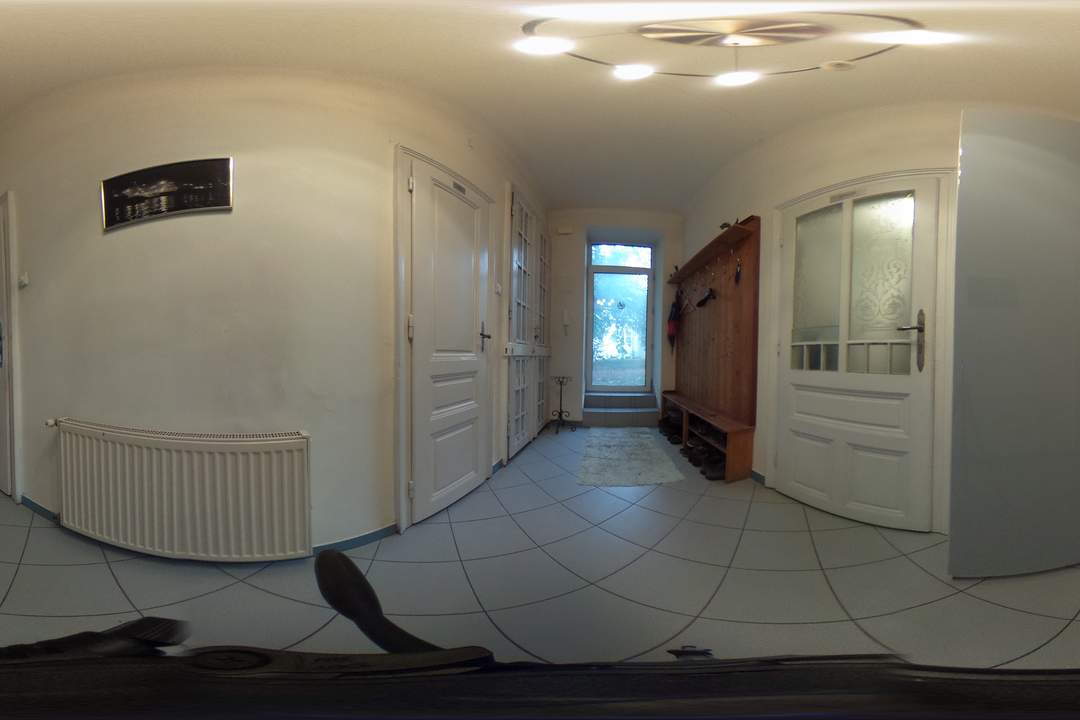 "Jugendstil-Wohnung mit flexibel teilbarem Wohn-/Seminarraum und 165 m2 eigener Freifläche"