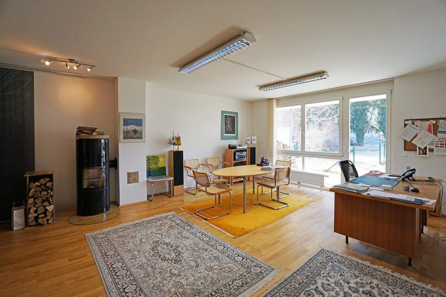 Büro-Nutzung - Moderne 3-Zimmer in Hauptplatznähe: Erdgeschoß mit PKW-Stellplatz und Eigengarten, Gewerbeobjekt-miete, 1.620,00,€, 3002 Sankt Pölten(Land)