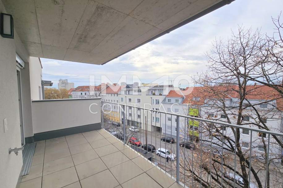 Neuwertige, geförderte 2 Zimmer-Wohnung mit Balkon in Eggenberg - Eckertstraße 56, Wohnung-miete, 824,87,€, 8020 Graz(Stadt)