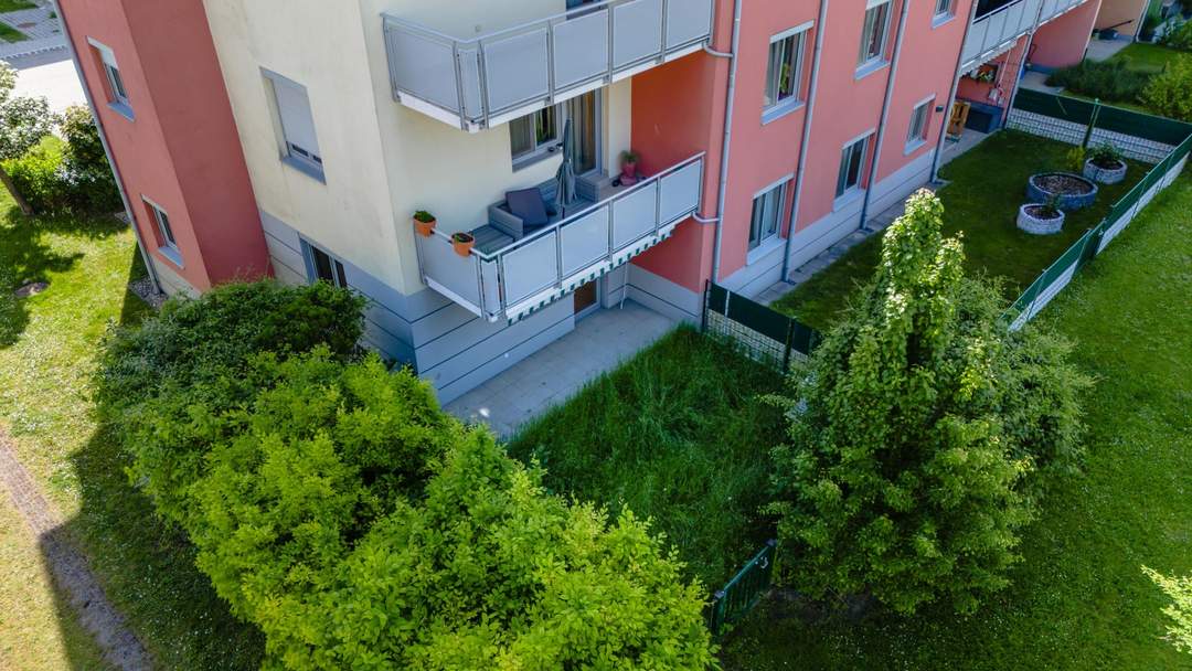 "DAVE - Charmante Gartenwohnung mit 3 Zimmern und Garagenplatz in Orth an der Donau"