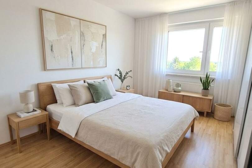 Ansprechende und gemütliche 3-Raum-Wohnung mit großer Loggia in ruhiger Lage! Ihre persönliche Wohlfühloase in zentrumsnaher Lage!, Wohnung-miete, 1.035,15,€, 4020 Linz(Stadt)