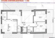 390 m² NFL mit Potenzial zum Luxus-Einfamilienhaus mit Büro/Praxis Möglichkeit | Inkl. Architektenstudie | Ost/West | Großer Garten &amp; Garage