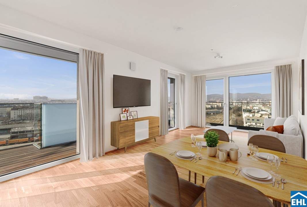 Raum für die ganze Familie – 1–4 Zimmer mit Freifläche