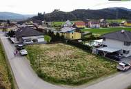 Sonniges Baugrundstück in moderner Siedlung mit Blick auf die Berge in +++ St. Marein +++