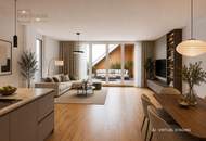 LICHT. FREIRAUM. ABENDSONNE – GROSSZÜGIGE 3-ZIMMER-DACHGESCHOSSWOHNUNG MIT TERRASSEN