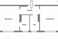 Leistbare 2 Zimmerwohnung mit Dusche!