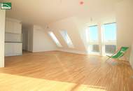 Wohnen in Grünruhelage von Süßenbrunn - Moderne Wohnung mit privater Dachterrasse! S-Bahn S1 in Gehweite! Luftwärmepumpe !