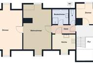 Angenehme 3-Zimmer-Wohnung in zentralster Lage zur Miete!