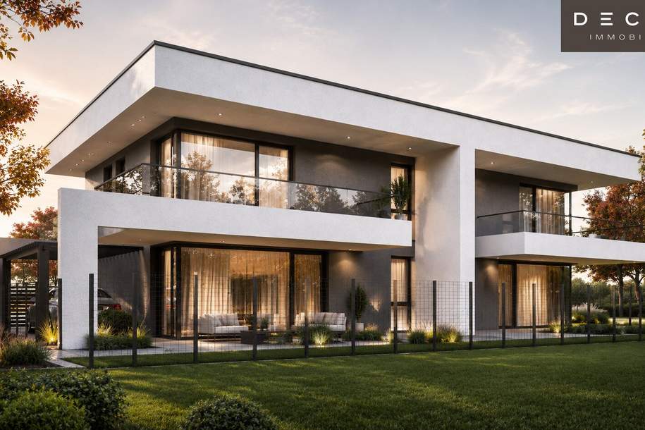 BAUBEWILLIGTES DOPPELHAUSPROJEKT IN GERASDORF BEI WIEN | ZWEI MODERNE WOHNEINHEITEN MIT EIGENGARTEN, Grund und Boden-kauf, 425.000,€, 2201 Korneuburg