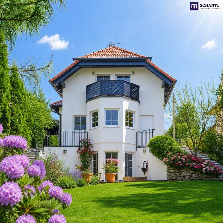 Frisch renoviert! Make your dreams come true! Traumlage + Traumhaus + Indoor Pool + Sauna + Toller Wienblick + Grün wohin das Auge reicht! Enjoy life!