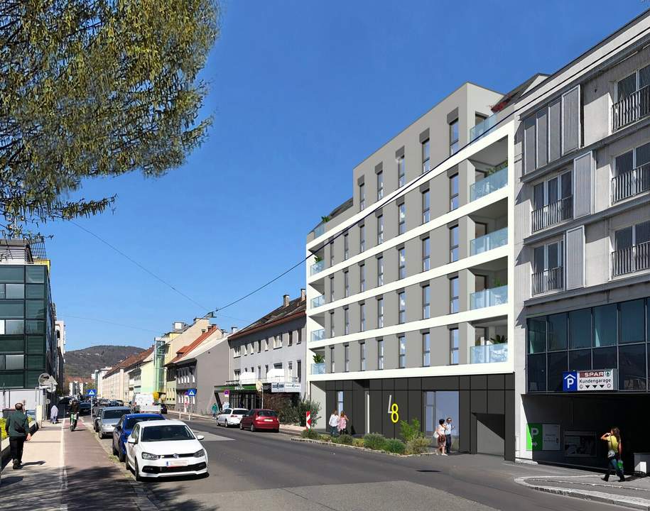 ETW in LInz/Urfahr mit Loggia (wohnbaugefördert)