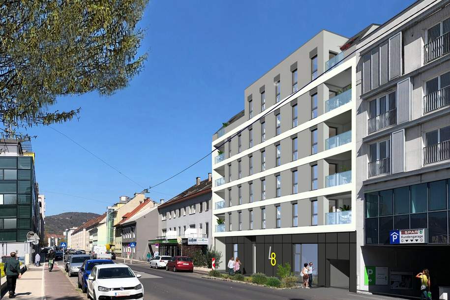 ETW in LInz/Urfahr mit Loggia (wohnbaugefördert), Wohnung-kauf, 669.000,€, 4040 Linz(Stadt)