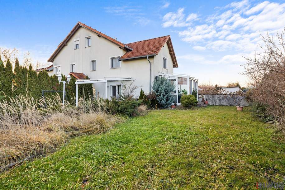 Einfamilienhaus mit Pool in Stil einer Spanischen Finca, Haus-kauf, 449.000,€, 2283 Gänserndorf