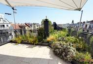 PROVISIONSFREI - ERSTBEZUG - Luxus pur! Große Dachgeschossmaisonette mit Dachterrasse, Pool und Deckenkühlung in RUHELAGE!