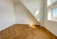 Über den Dächern des Stuwerviertels: elegante 3-Zimmer-Dachgeschosswohnung mit privater Dachterrasse nahe Prater