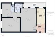 Moderne 3-Zimmer-Wohnung mit Balkon