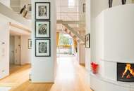 Luftiges Familien-Penthouse mit Ateliercharakter, großen Terrassen und Grünblick