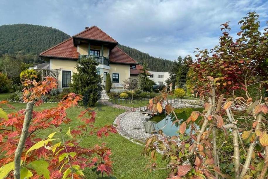 TRAUMHAUS gesucht? Charmantes Anwesen mit wunderschönem Garten und Naturpool, Haus-kauf, 819.000,€, 9063 Klagenfurt Land