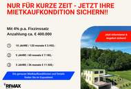 Niedrigenergiehaus mit Panorama-Terrasse und Erdwärme - - Wohnen mit Freiraum im Südburgenland - MIETKAUF möglich!!