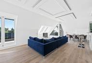 Weitblick: Extravagante Dachgeschosswohnung am Schafberg