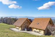 Blockhaus-Chalet A mit traumhaftem Ausblick in idyllischer Ruhelage