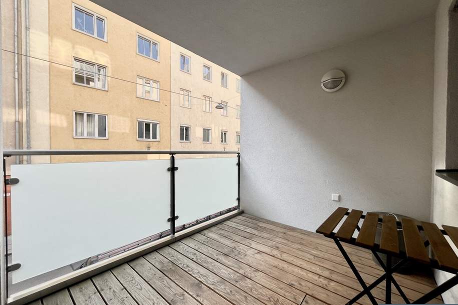 PÄRCHEN-HIT Nahe der U4! Wunderbare, möblierte Wohnung mit LOGGIA in ZENTRALER Lage inkl. GARAGENPLATZ!, Wohnung-miete, 1.500,00,€, 1050 Wien 5., Margareten