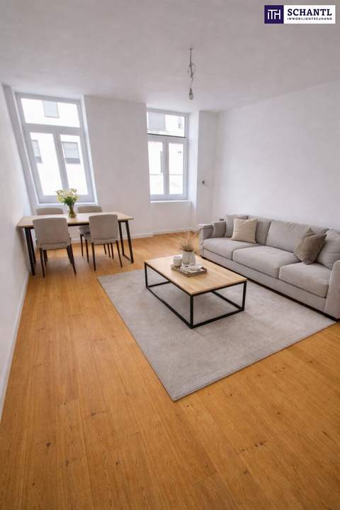 Wohntraum in der Mayssengasse – Erstbezug: 2-Zimmer-Altbau mit Innenhofbalkon &amp; hochwertiger Ausstattung + effizienter Luftwärmepumpe