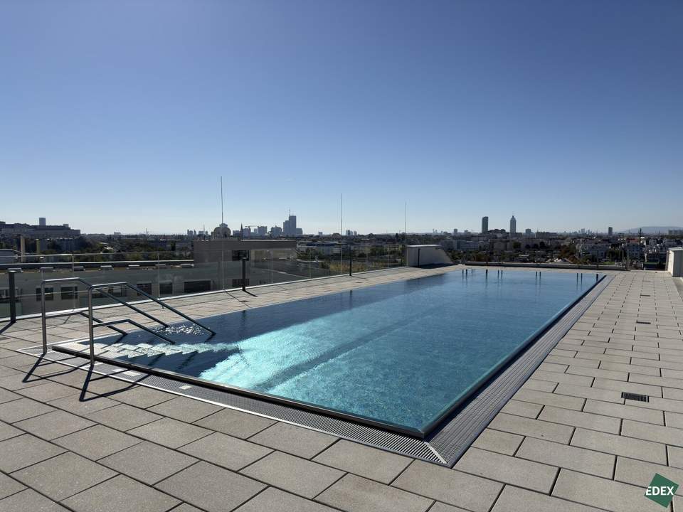 Hochwertig ausgestattetes Wohnen mit Pool, Balkon &amp; Klima!