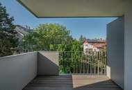 Moderne 2-Zimmer-Wohnung mit überdachtem Balkon und Grünblick