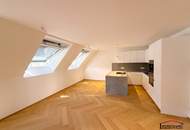 PROVISIONSFREI - ERSTBEZUG - Luxus pur! Große Dachgeschossmaisonette mit Dachterrasse, Pool und Deckenkühlung in RUHELAGE!