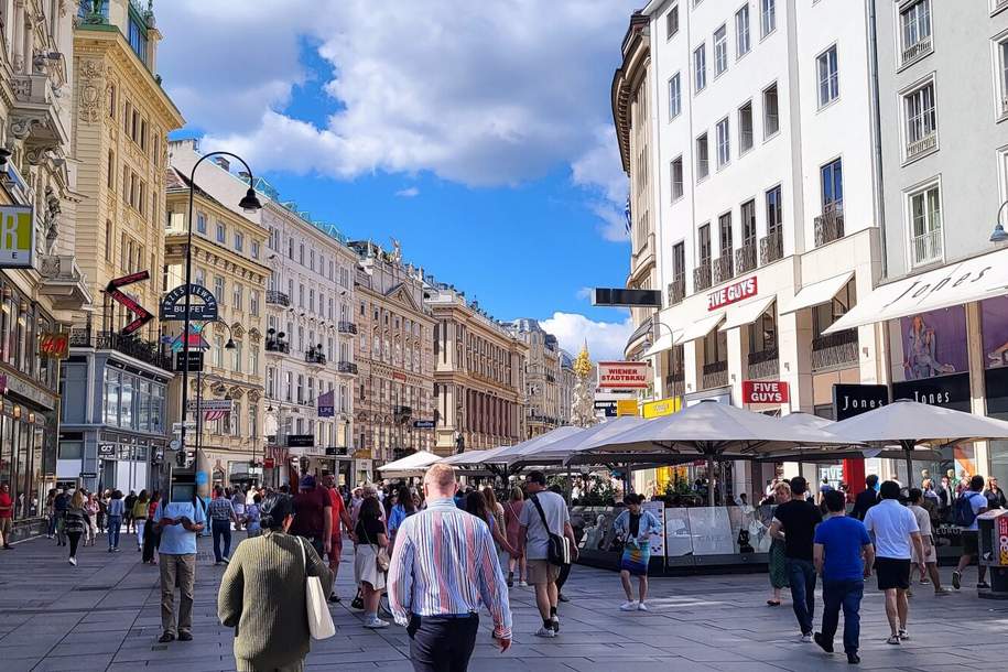 Atttraktive Boutique am Graben, Gewerbeobjekt-miete, 32.100,00,€, 1010 Wien 1., Innere Stadt