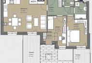 Ruhig gelegene 3-Zimmer Wohnung mit 2 Terrassen und Klimaanlage - PKW Stellplatz optional verfügbar