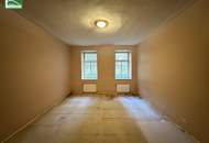 Renovierungsbedürftige Erdgeschoss-Wohnung in Hofruhelage nahe U4 und U6! Grenze zum 6. und 12. Bezirk!