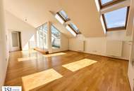 Sonnige Dachterrasse, Hohe Räume, Smarte Raumaufteilung – Elegante Dachgeschosswohnung im 3. Bezirk