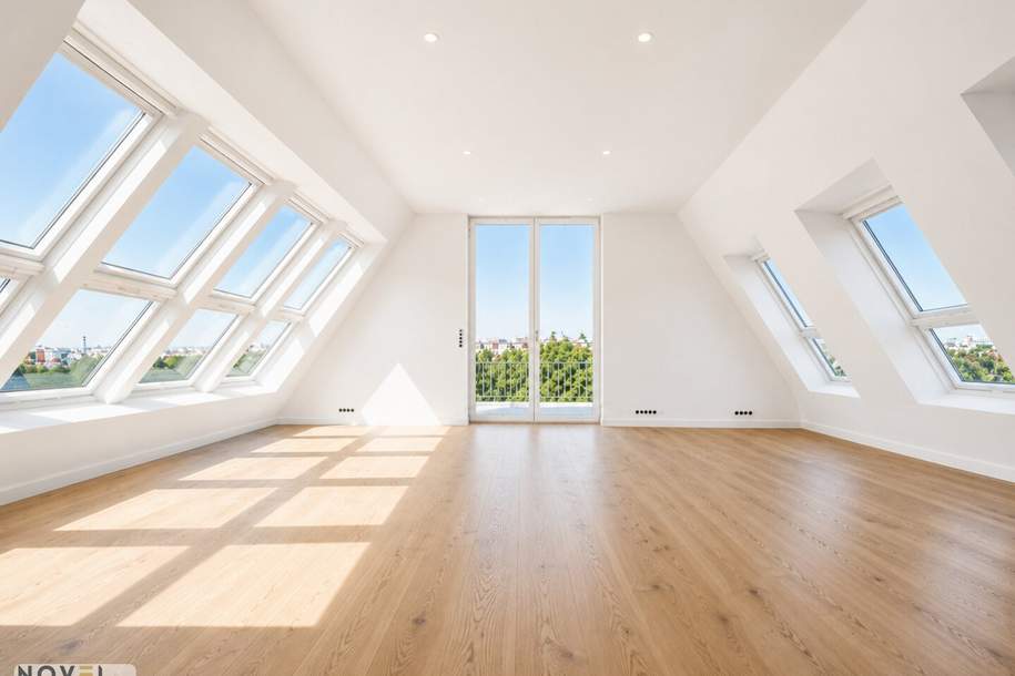 Exklusive Preisaktion | Stilvolles Wohnen in begehrter Lage zwischen Schlingermarkt & SCN mit traumhaftem Parkblick. Bezugsfertig ab August 2026, Wohnung-kauf, 823.000,€, 1210 Wien 21., Floridsdorf