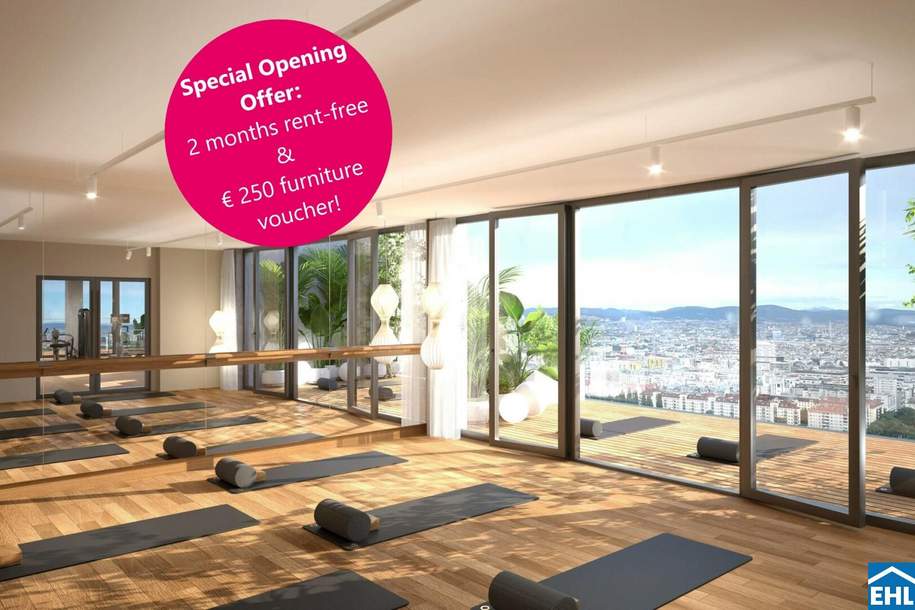 Vienna City Flair & Nature Combined: Living at Nordwestbahnhof, Wohnung-miete, 1.233,10,€, 1200 Wien 20., Brigittenau