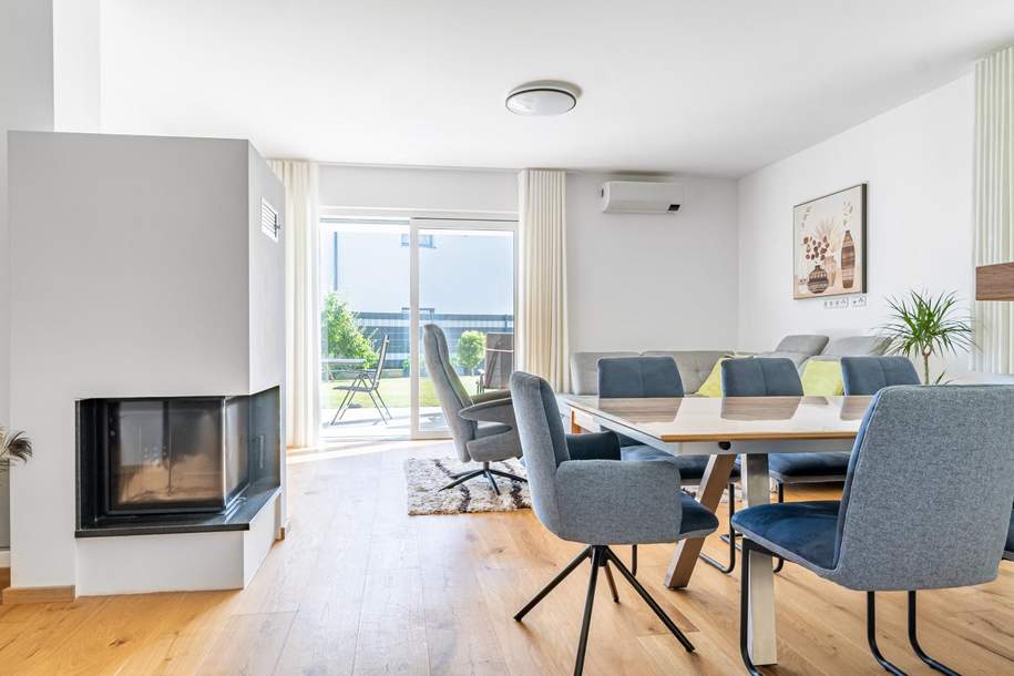 Grüne Ruheoase – Moderne Gartenwohnung mit Garage in Enns - EG Top 1, Wohnung-kauf, 439.000,€, 4470 Linz-Land