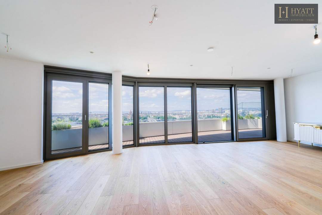 Danubeflats – Österreichs höchstes Wohnhochhaus mit atemberaubendem Ausblick, exklusivem Spa und urbanem Luxus direkt an der Neuen Donau