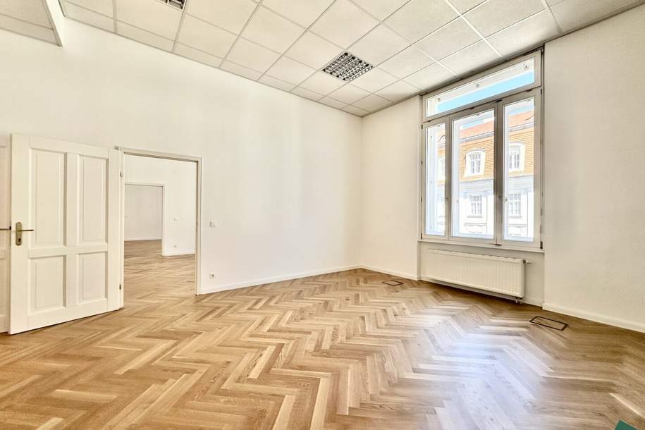 Erstebezug nach Sanierung! Modernes Büro Nähe Schwarzenbergplatz!, Gewerbeobjekt-miete, 4.336,17,€, 1030 Wien 3., Landstraße