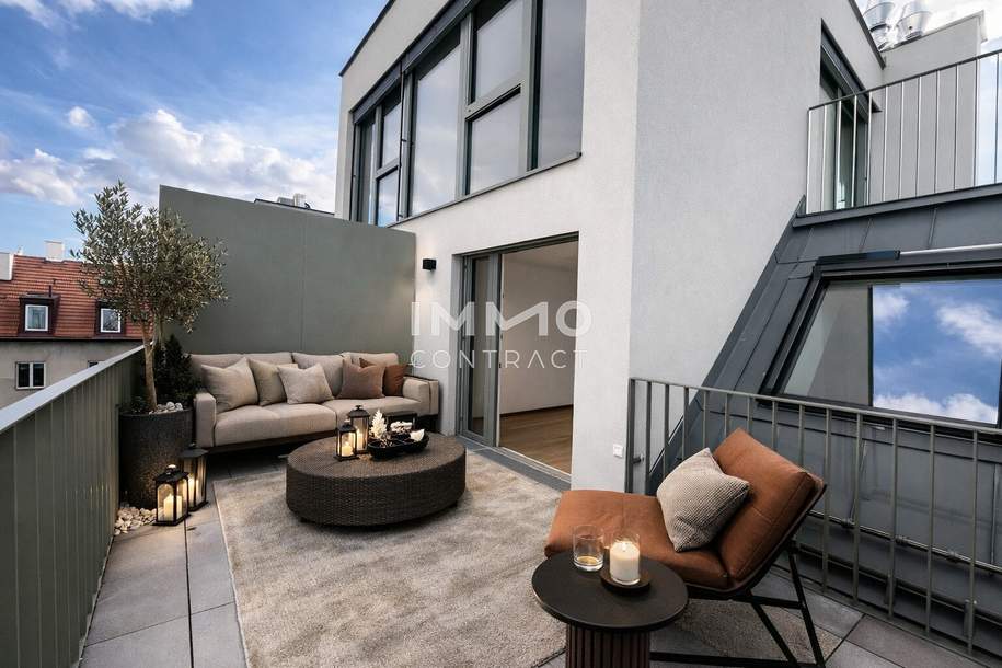 Einziehen &amp; wohlfühlen direkt in U-Bahn Nähe: 3-Zimmer DG-Wohnung mit Balkon und Terrasse, Wohnung-kauf, 485.800,€, 1120 Wien 12., Meidling