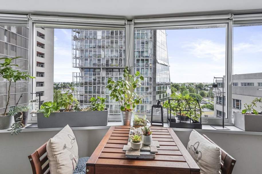 TRAUMLAGE beim Kaiserwasser mit U1-Nähe! Wohnung mit Loggia im 7. OG mit WEITBLICK!, Wohnung-kauf, 479.000,€, 1220 Wien 22., Donaustadt