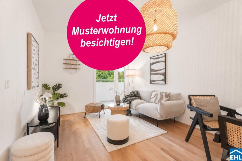 Erstbezug | 1 Zimmer | Wohnen zwischen Stadt und Wasser, Wohnung-miete, 910,01,€, 1220 Wien 22., Donaustadt