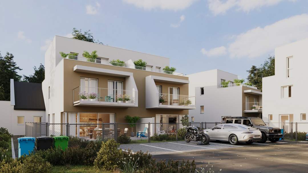 Riesiges Doppelhaus im beliebten Biedermannsdorf! Baubeginn erfolgt noch dieses Quartal!