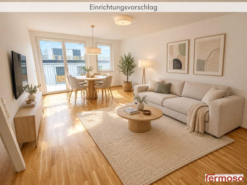 Moderne 2 Zimmer Wohnung mit atemberaubender Terrasse
