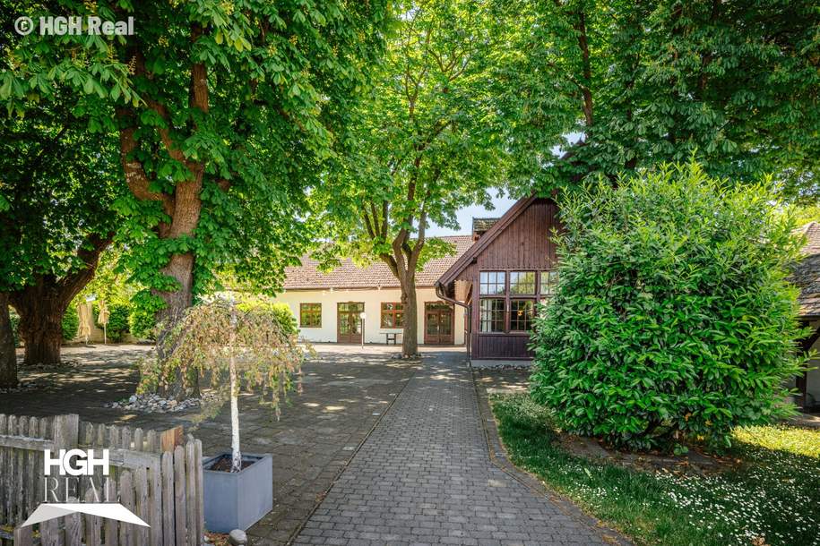 2074 Unterretzbach Idyllischer, top-ausgestatteter Gasthof mit großzügigem Gastgarten im Eigentum, Gewerbeobjekt-kauf, 2074 Hollabrunn