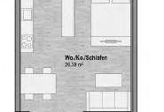 ANLEGER - Top 17 A - Leben in Geidorf - 38m² Wfl mit 11m² Terrasse SW - Provisionsfrei !!