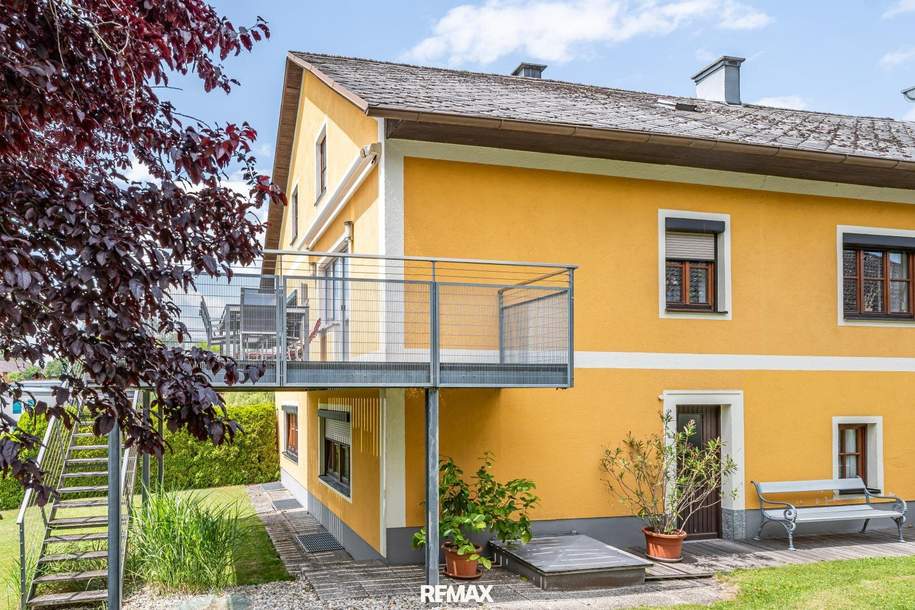 Zweifamilienhaus mit vielseitigem Gewerbebereich & exklusivem Wellnesshaus, Haus-kauf, 995.000,€, 4115 Rohrbach