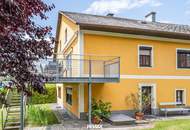 Zweifamilienhaus mit vielseitigem Gewerbebereich & exklusivem Wellnesshaus