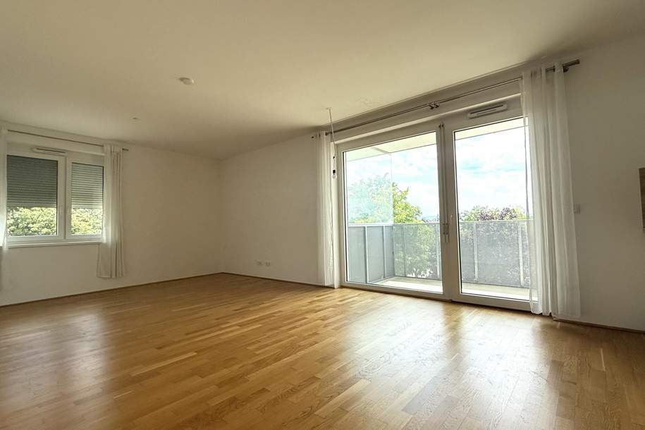 Großzügige Neubauwohnung mit 14m² WESTBALKON (Abendsonne) nahe Akademiepark, Wohnung-miete, 1.025,01,€, 2700 Wiener Neustadt(Stadt)